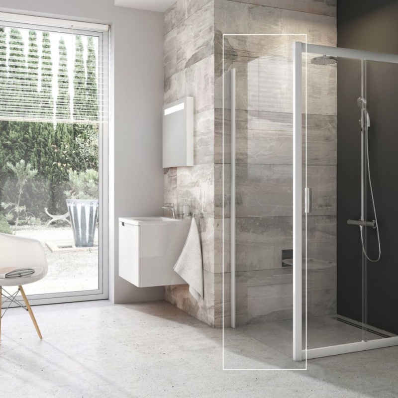 Ravak BLPS 80, lesk+transparent lesklý chrom