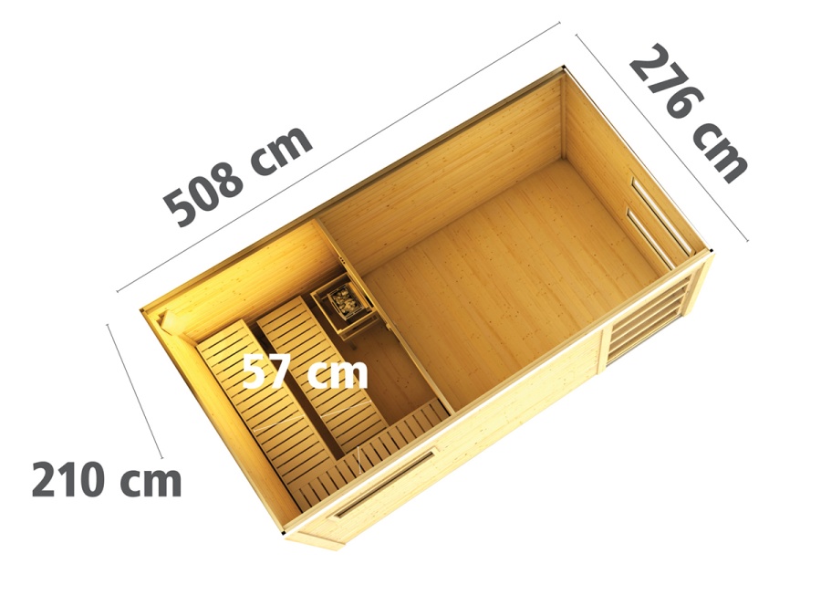 Finská sauna Karibu Hygge