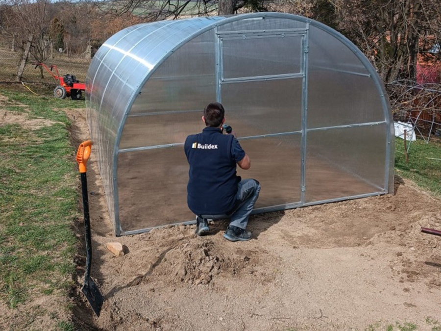 Montáže skleníků