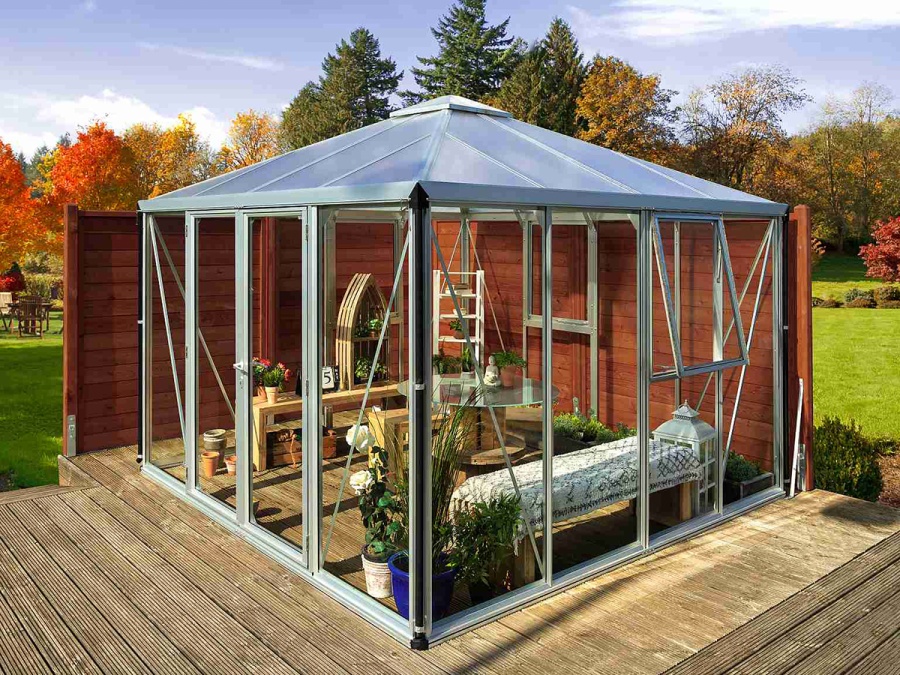 Klasický skleník z polykarbonátu Vitavia Fortuna