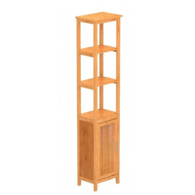 Schütte Bambusová vysoká skříň se 3 přihrádkami (BMBA02-SR)