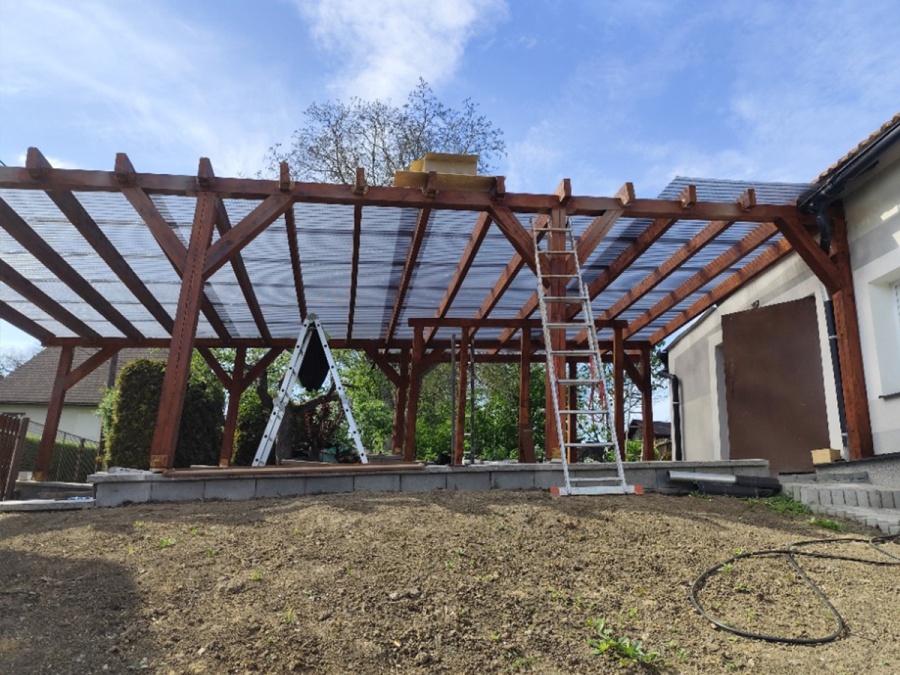 Montáže pergol, zimních zahrad a stříšek