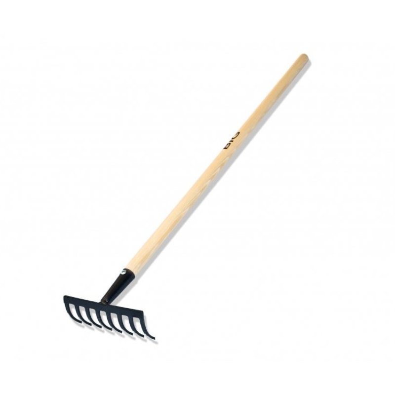 Big Kovové hrábě malé 8 hroté delší násada