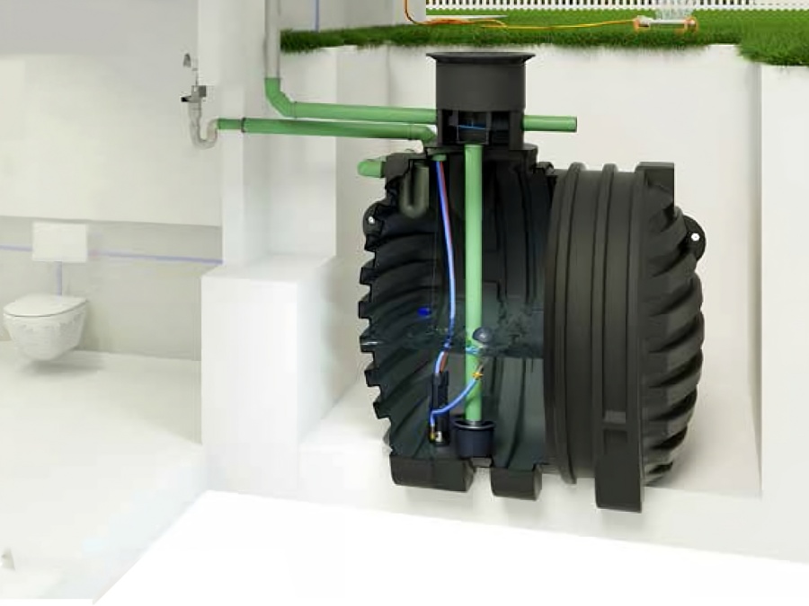 Nádrž na dešťovou vodu ACO House & Garden Compact 3300l