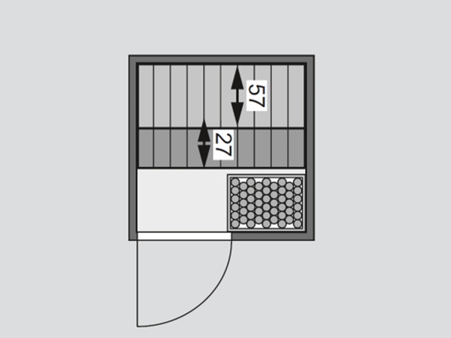 Finská sauna Karibu Sandra