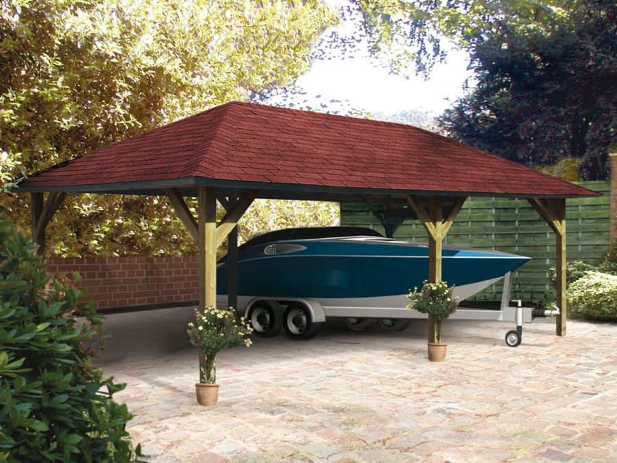 Přístřešek na auto Karibu Kirn