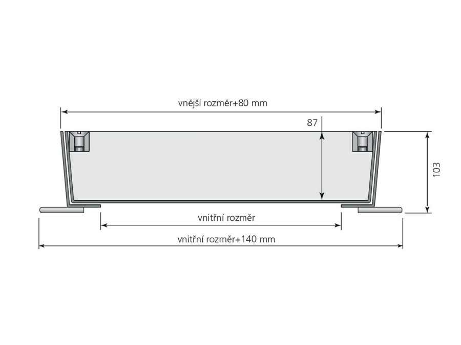 Poklop Elkington XP 250
