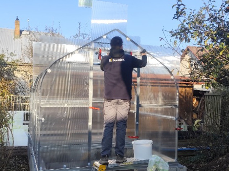 Montáže skleníků