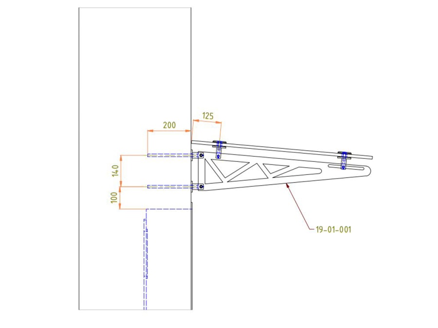 Vchodová strieška Bohemit Krystal