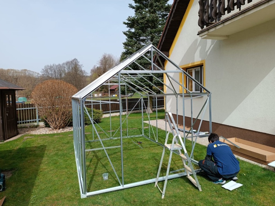 Montáže skleníků