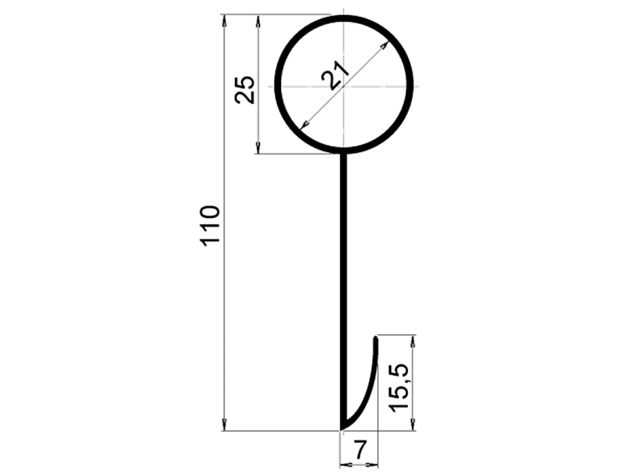 Neviditelný obrubník Lanit Plast Garden