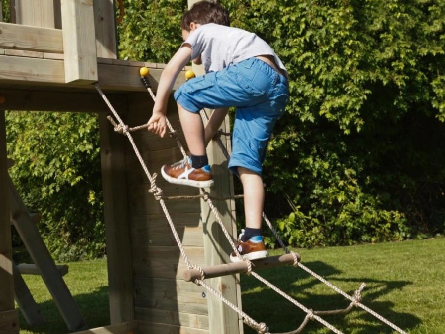 Gyermekeknek játszótér a kertben Blue Rabbit Beach Hut