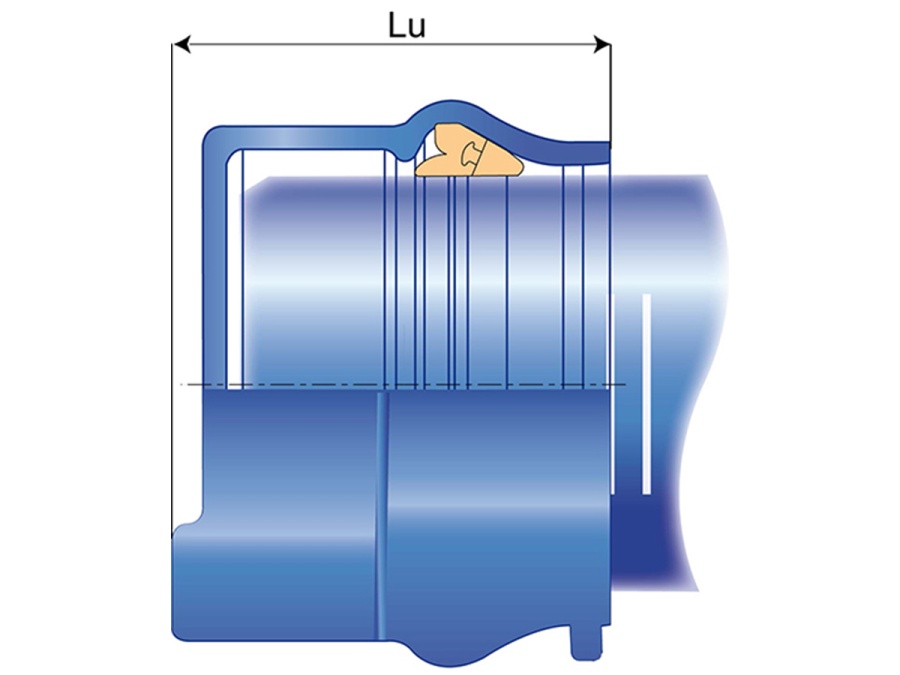 Koncové veko PAM Blutop