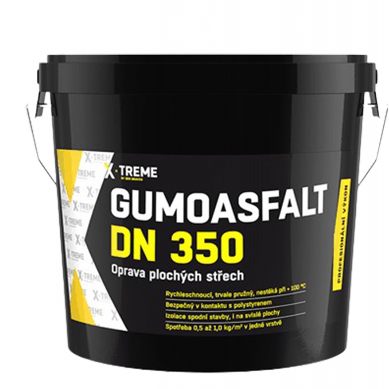 Den Braven Gumoasfalt DN 350 Gumoasfalt DN 350, kbelík 5 kg, černý
