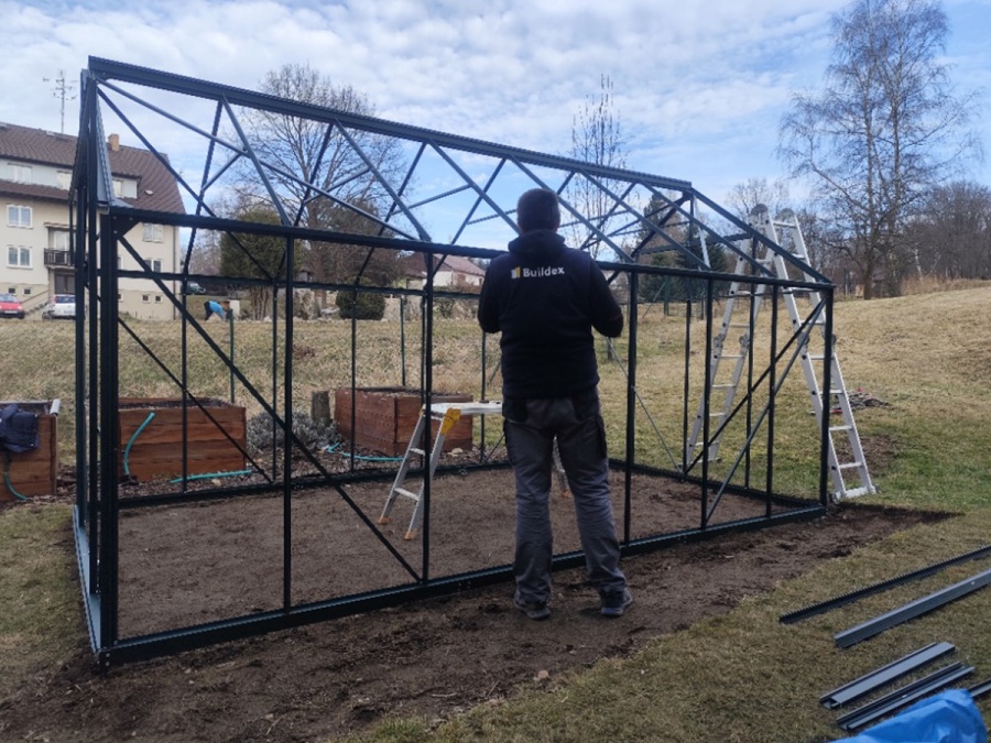 Montáže skleníkov