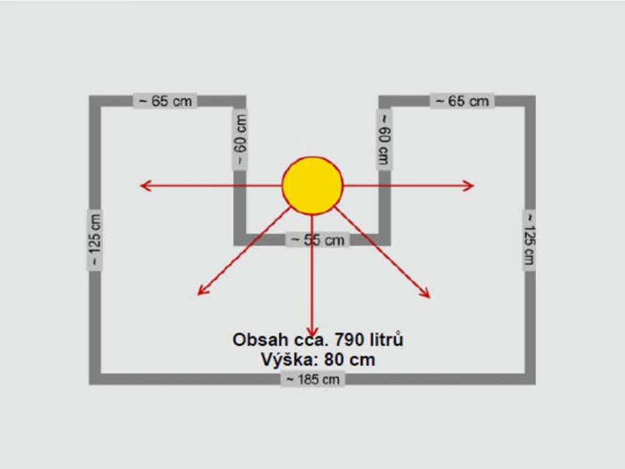 Vyvýšený záhon Juwel Timber Ergoline