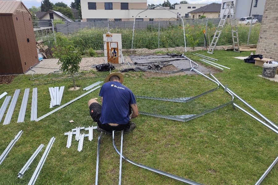 Montáže skleníkov