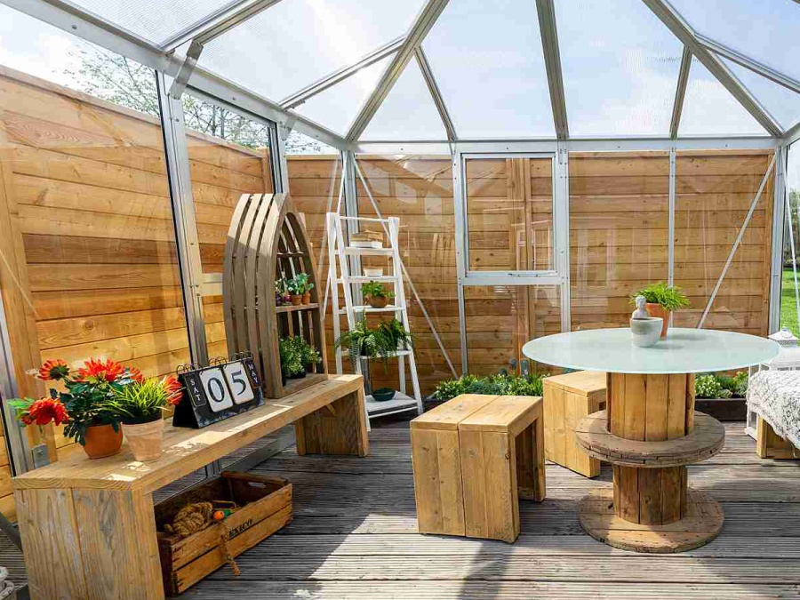 Klasický skleník z polykarbonátu Vitavia Fortuna