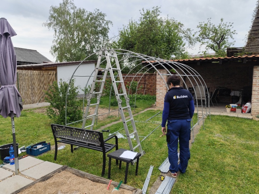 Montáže skleníkov