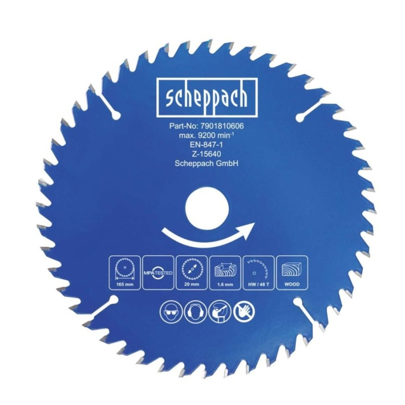 Scheppach Řezný kotouč pr. 165/20, 48 zubů
