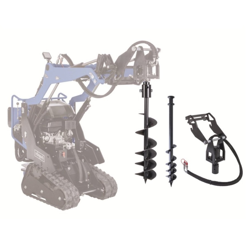 Scheppach SET pohonu pro zemní vrtáky + zemní vrtáky 100 a 200 mm