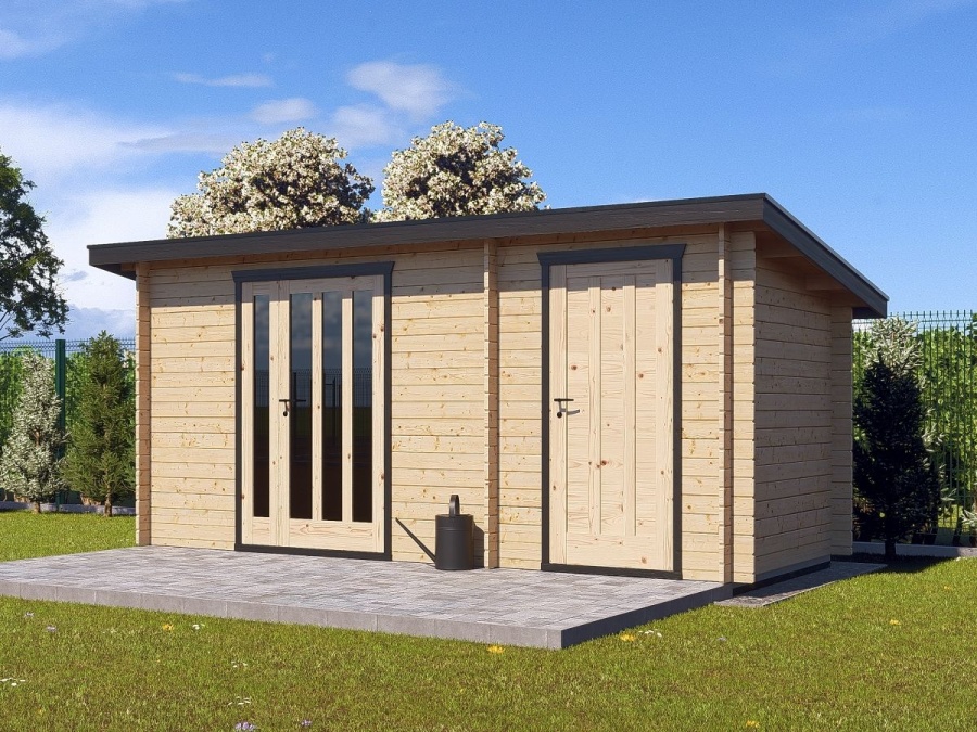 Drevený záhradný domček Česká Manufaktura Tasman