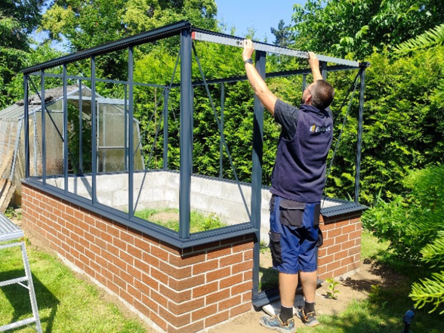 Montáže skleníkov