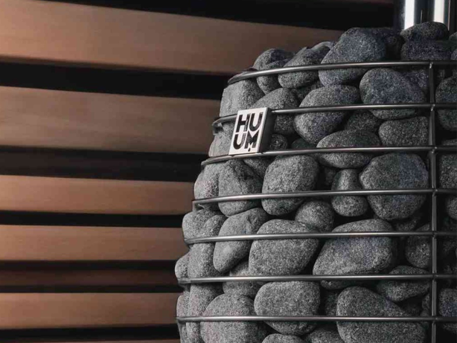 Saunové kachle na tuhé palivá Huum Hive Flow Mini 9 kW