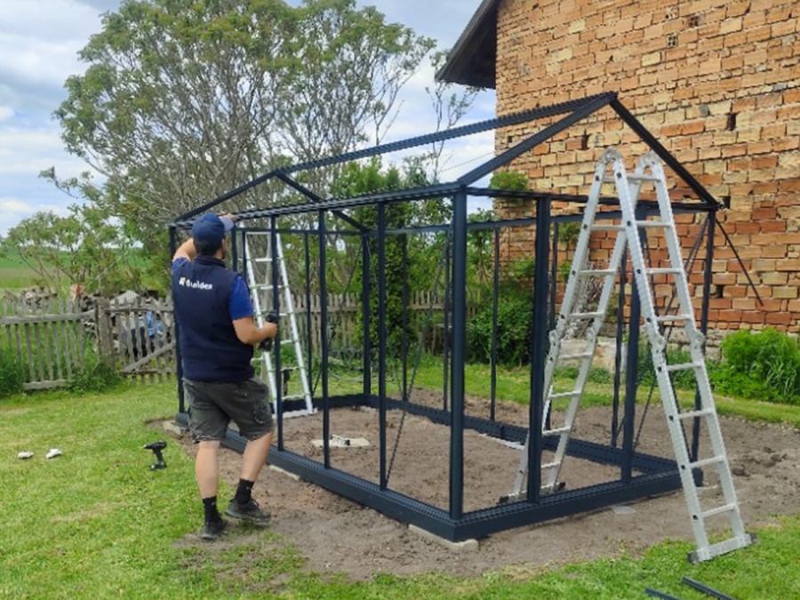 Montáže skleníků