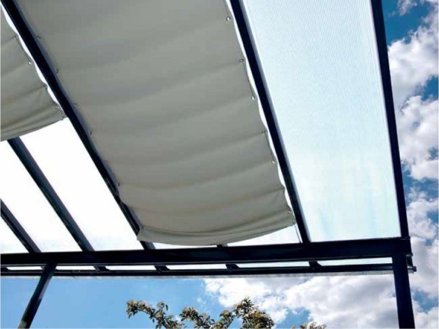 Tienenie pergoly Gutta Krycí zástěna Terrassendach Original