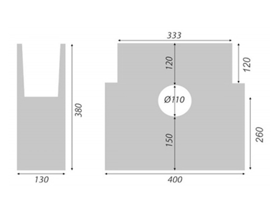 Betónová Vpusť Gutta B125