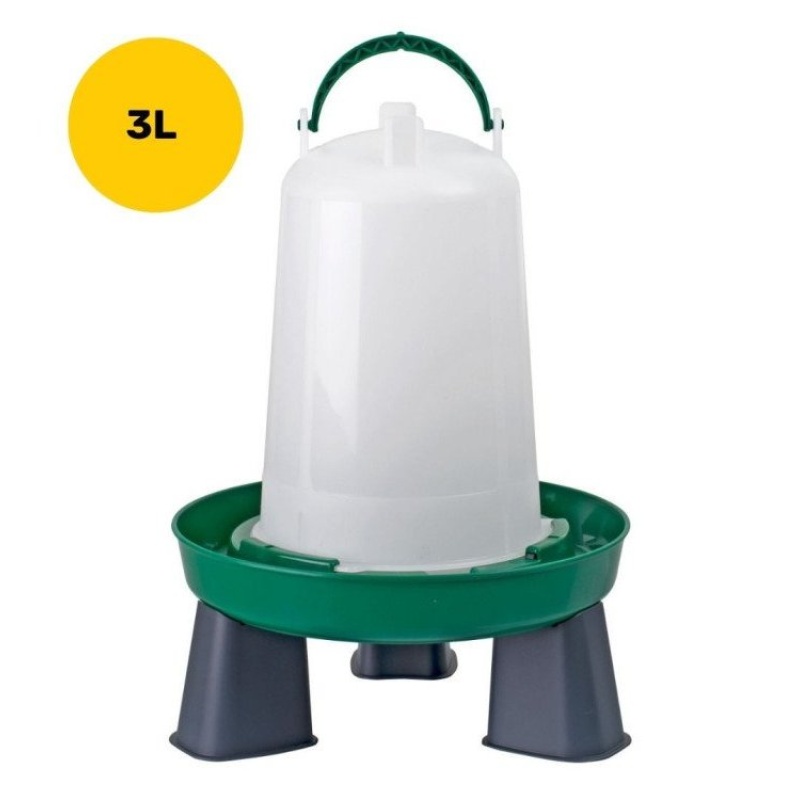 Scobax Bajonetová napáječka pro drůbež s nožičkami - 3 L