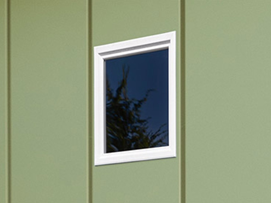 Lemezből készült kerti ház Hörmann Berry Modern pultová střecha