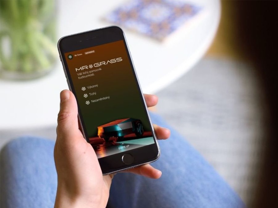 Chytrá robotická sekačka Mr.Grass InverX AI36