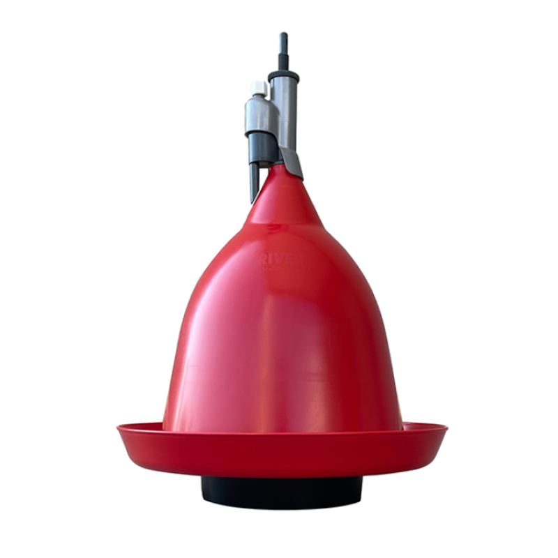 Scobax Automatická zvonová napáječka se středním korytem RIVER 8040 - pro 60 až 80 slepic