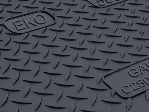 Hranatý poklop Gabex Ekodeck