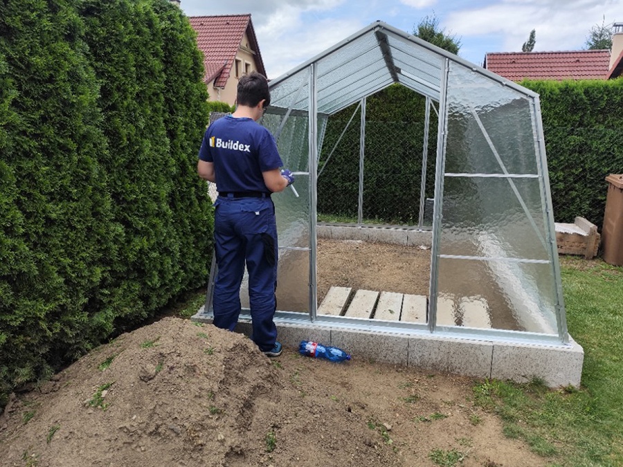 Montáže skleníkov