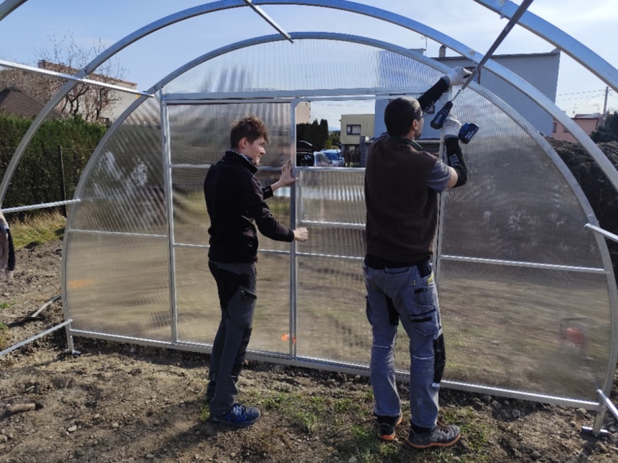 Montáže skleníků