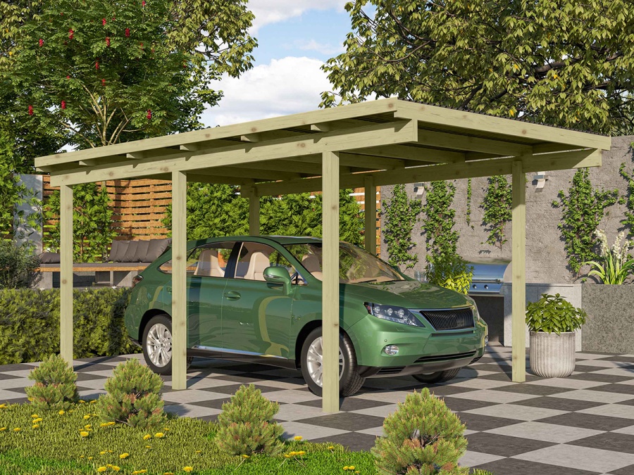 Přístřešek na auto Karibu Carport ECO A