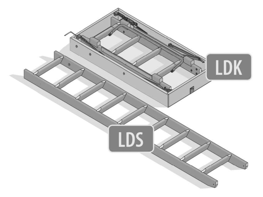 Podkrovné schody Fakro LDK