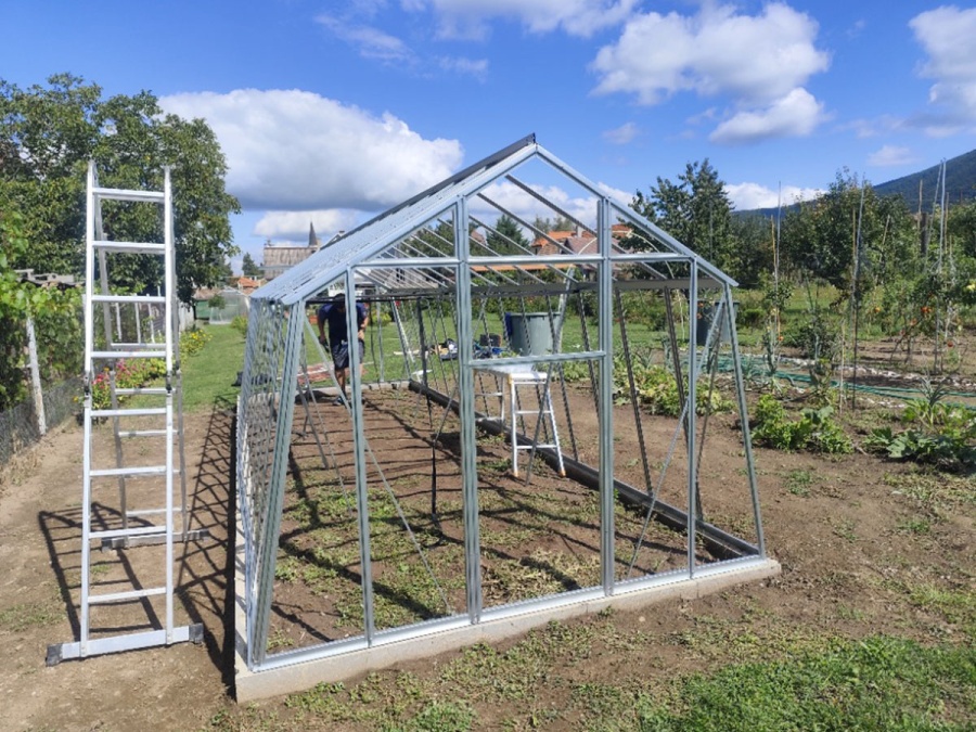 Montáže skleníků