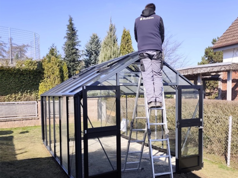 Montáže skleníkov