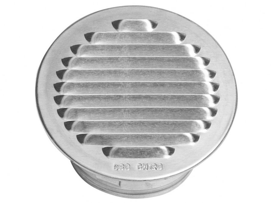 Větrací kruhová Alu Fixed Dakota mřížka Round Grille