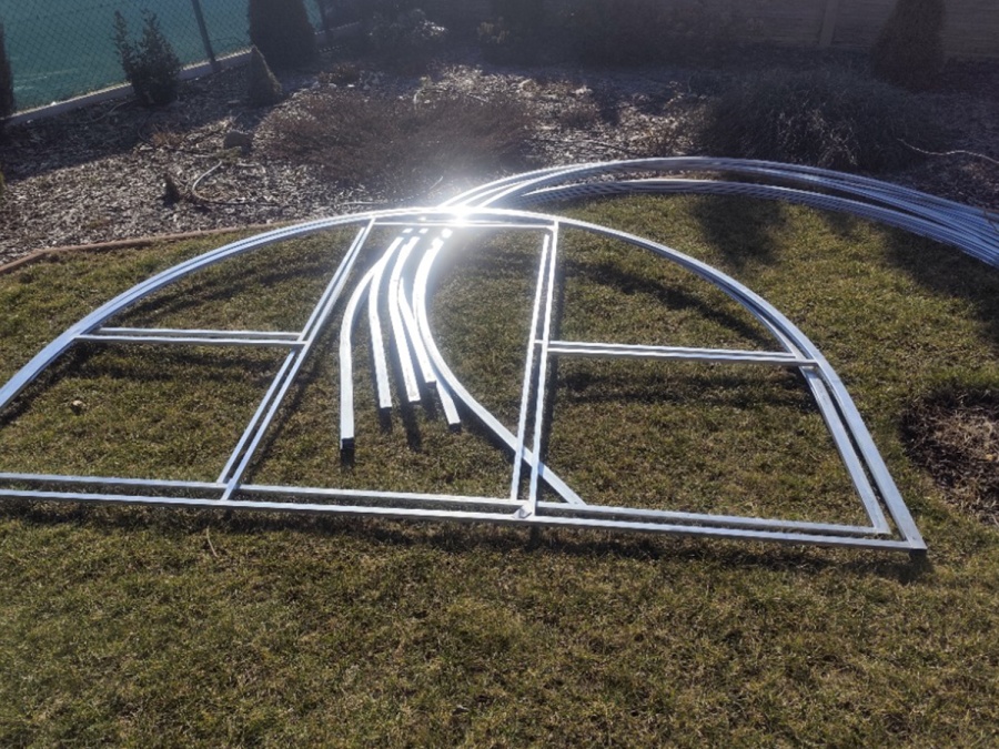 Üvegház összeszerelés