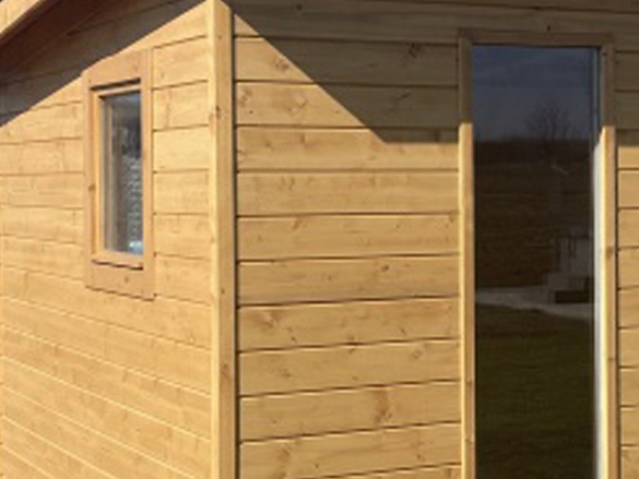 Dřevěný zahradní sklad Bohemit Rohan