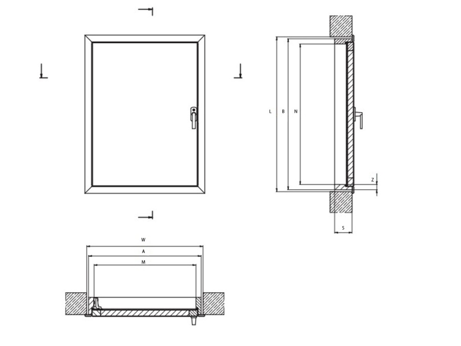 Podkrovné dvierka Oman Polar DK PP