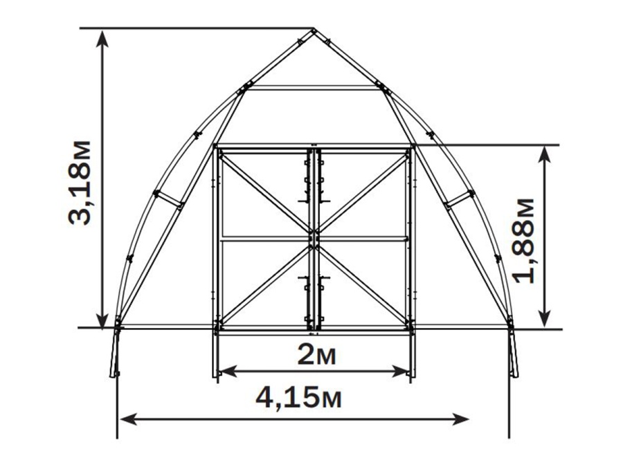 Skleník Volya Farmer Strelka
