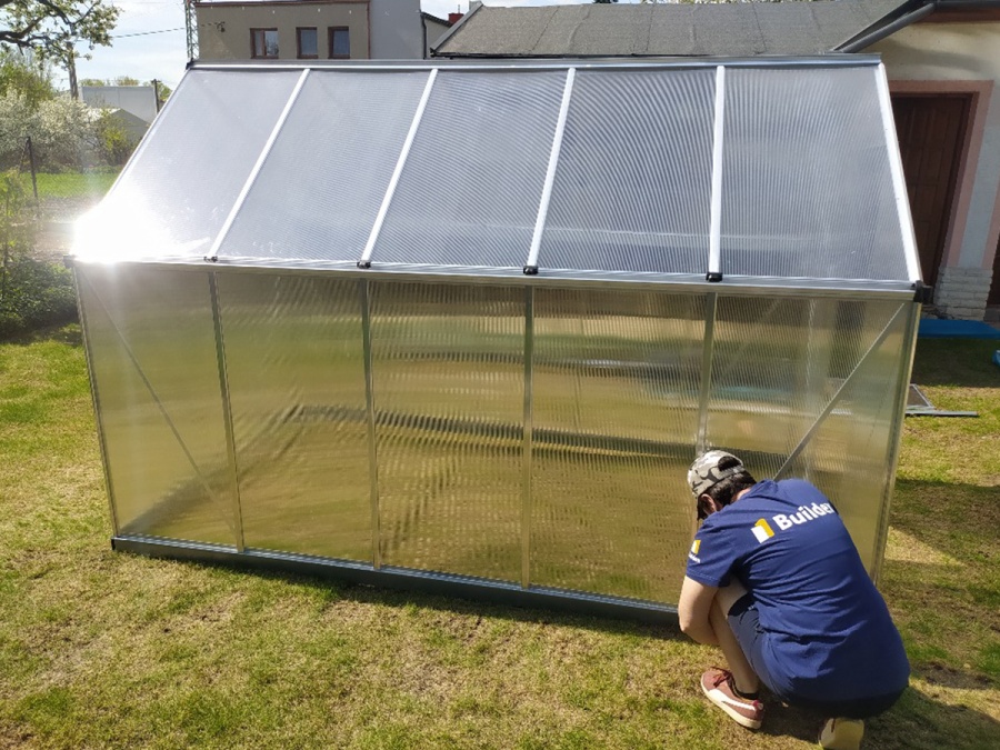 Montáže skleníků