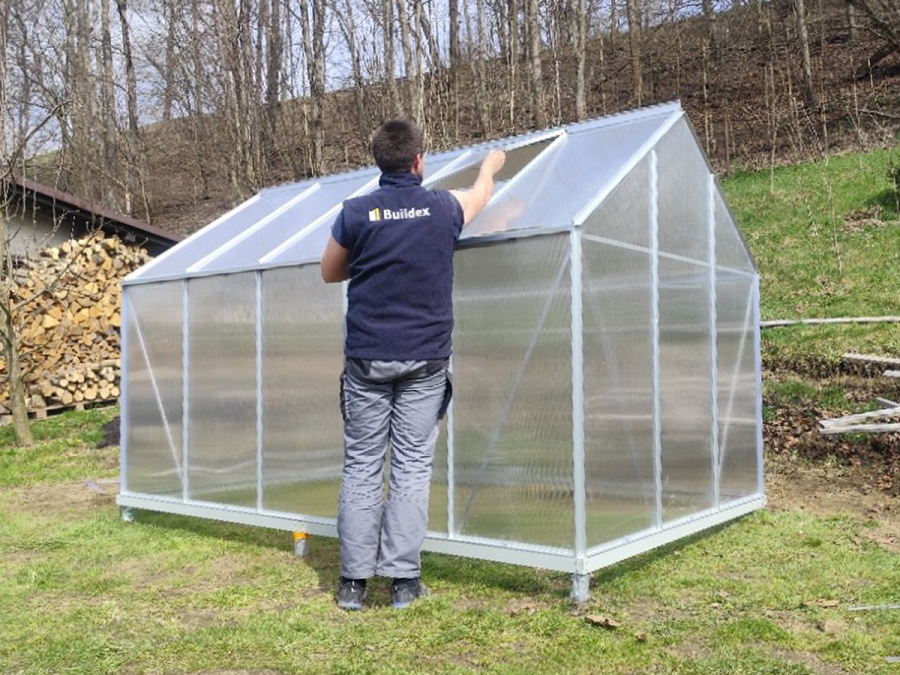 Montáže skleníků