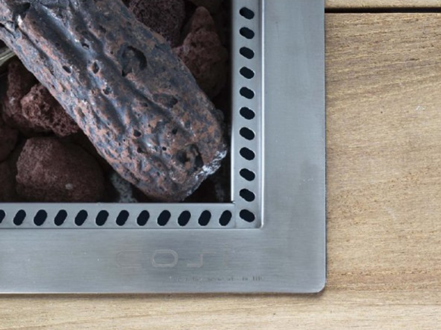 Plynové ohnisko COSI- typ štvorcový - nerezová oceľ COSI Cosiburner square